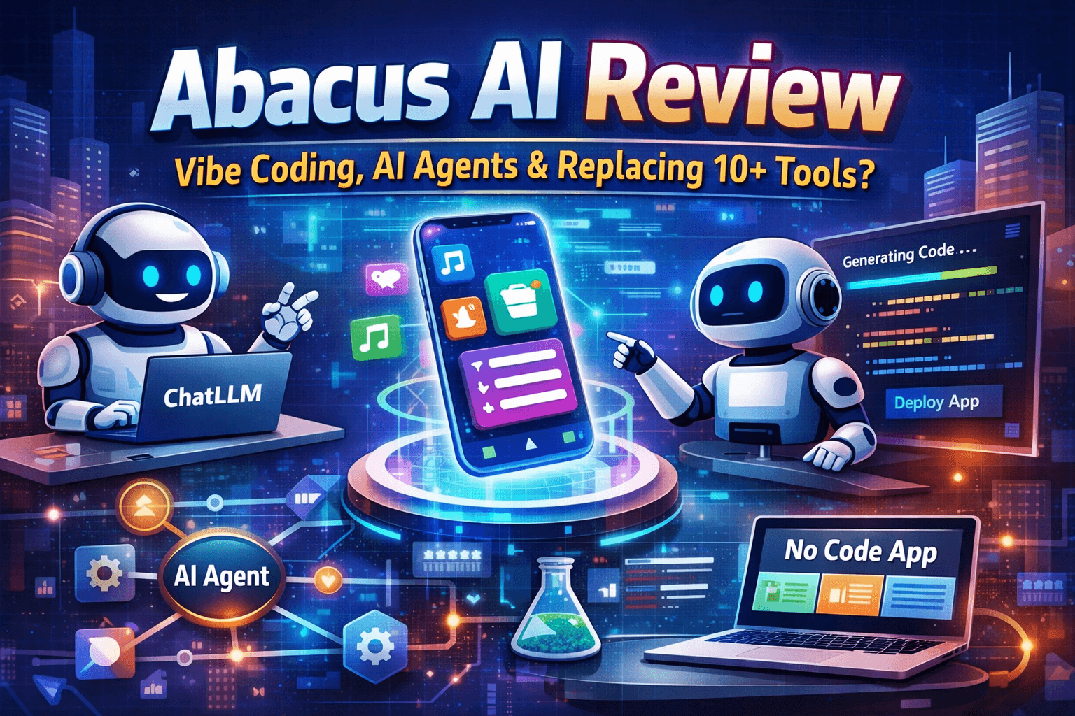 Abacus AI Honest Review And Pricing: The AI That Lets You Vibe Code, Build Agents & Replace 10+ Tools?