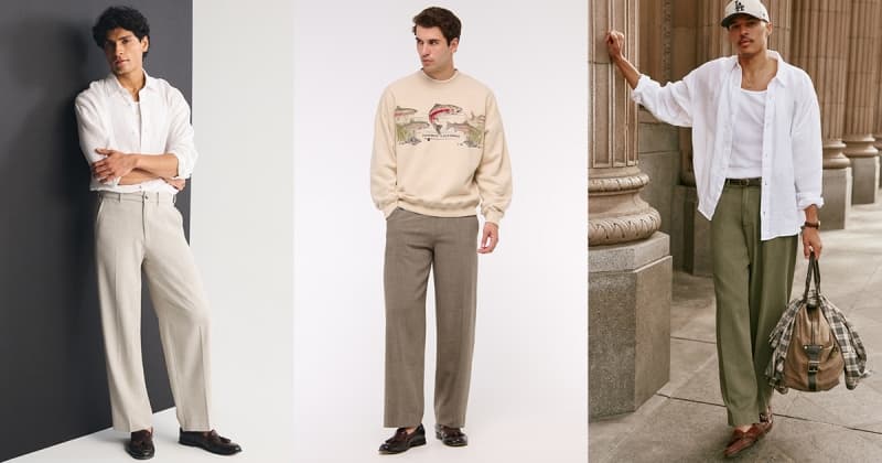 Abercrombie & Fitch Reclaims the Golden Era of the Baggy Trouser