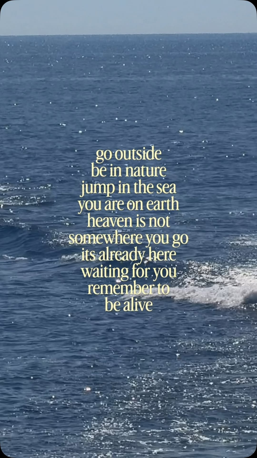 Don't forget to go out and be alive and experience all of it to it's fullest 🥹 The planet is so beautiful and we will n...